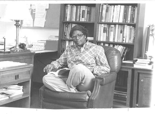 Dr. McNeil at the College of the Holy Cross, 1974