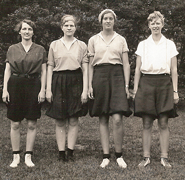 A Historic Collection of Athletic Wear Worn by Women College Students :  Women In Academia Report