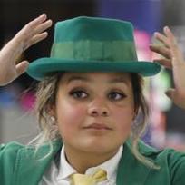The First Woman Leprechaun Mascot in the History of the University of