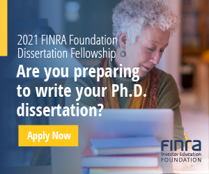 FINRA Dissertation Fellowship